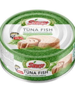 تونة معلبة بزيت دوار الشمس